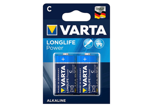 Varta Varta Longlife Power Alkaline C - 1 pack de 2 piles