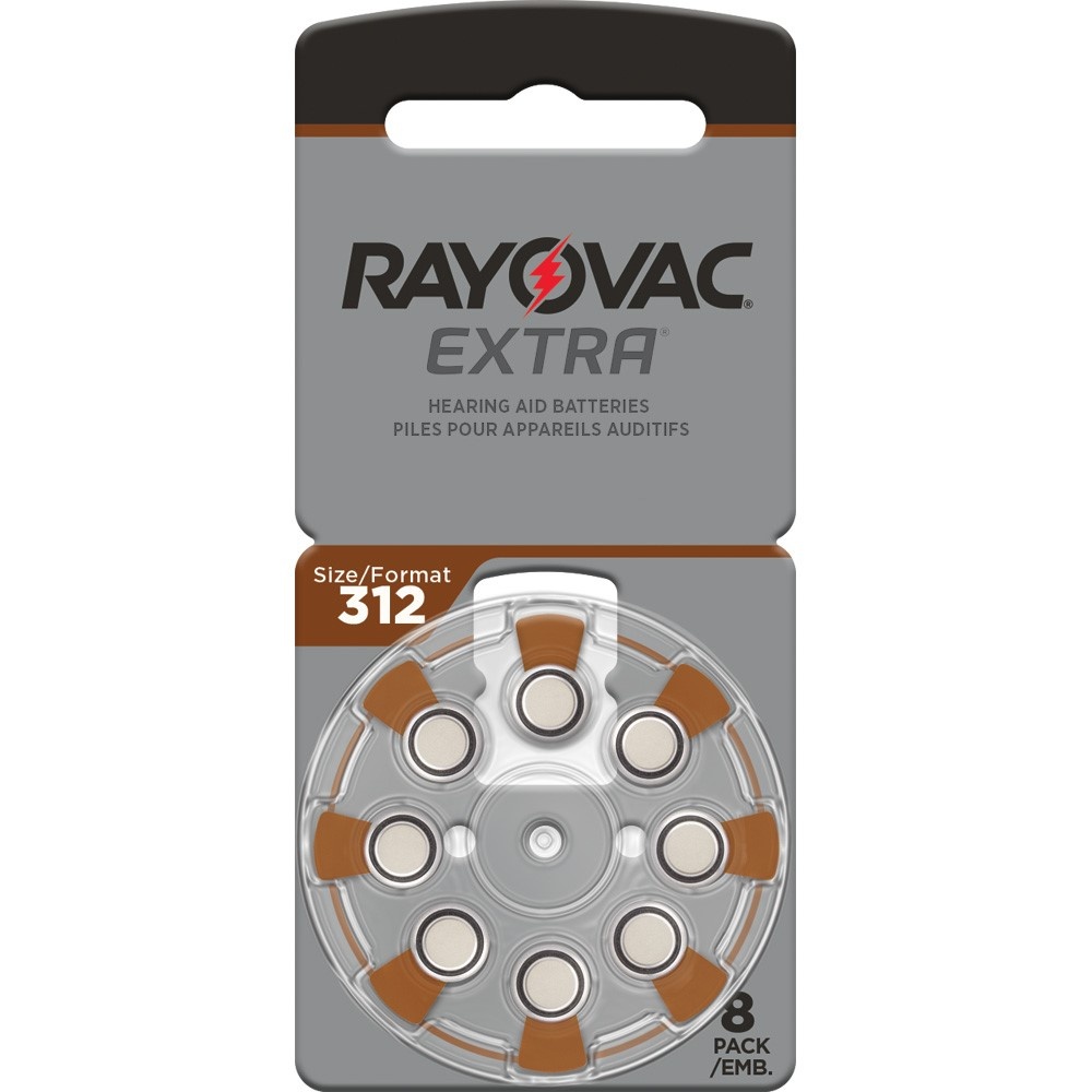 Rayovac 312 pile bouton pour l'appareil auditif chez Selva Suisse