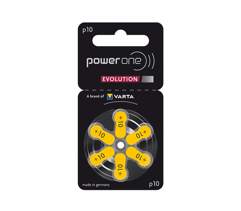 PowerOne Evolution p10 (PR70) – 10 blisters (60 batteries)