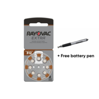 Rayovac 312 Extra (blister/8) - 30 blisters + free Rayovac Battery Pen