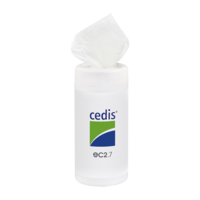 Distributeur de lingettes nettoyantes Cedis (90x) + recharge