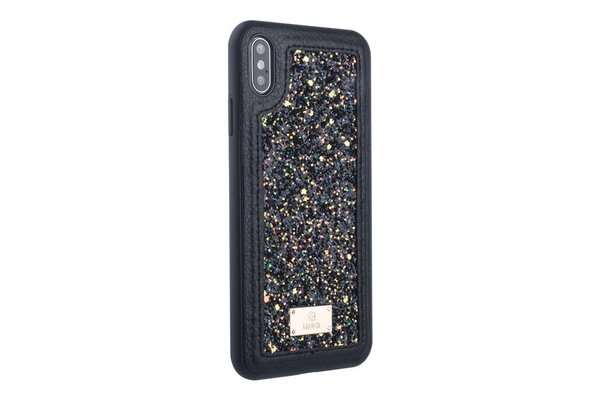 UNIQ Accessory UNIQ Accessory iPhone Xs Max Hard Case Backcover glitter - Zwart UNIQ Accessory UNIQ Accessory iPhone Xs Max Hard Case Backcover glitter - Zwart