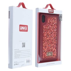 UNIQ Accessory iPhone Xs Max Hard Case Backcover glitter - Rood