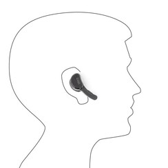 UNIQ Accessory Draadloze sport headset Eargo Bud - Noir