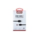 Type-C Kabel Fast charging - data transfer 2M - Schwarz Type-C Kabel Fast charging - data transfer 2M - Schwarz