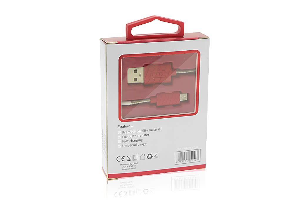 Micro USB Kabel 1m 2.1A Wit (8719273250549), foto 5 van 5