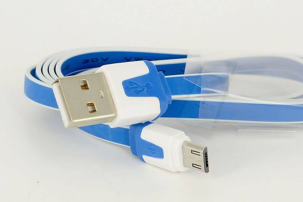 Imitate Micro USB Kabel - Blauw, foto 2 van 2