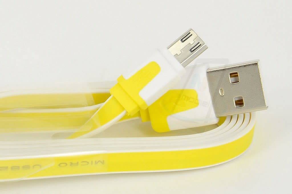 Imitate Micro USB Kabel - Geel