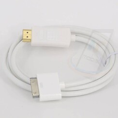 Apple iPad iPhone iTouch 30-Pin-auf-HDMI-Kabel – Weiß