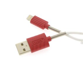 UNIQ Accessory Uniq Accessory Lightning USB Kabel 1m 2.1A - Weiß