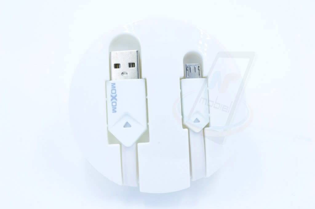 Micro USB datakabel - Wit, foto 2 van 2