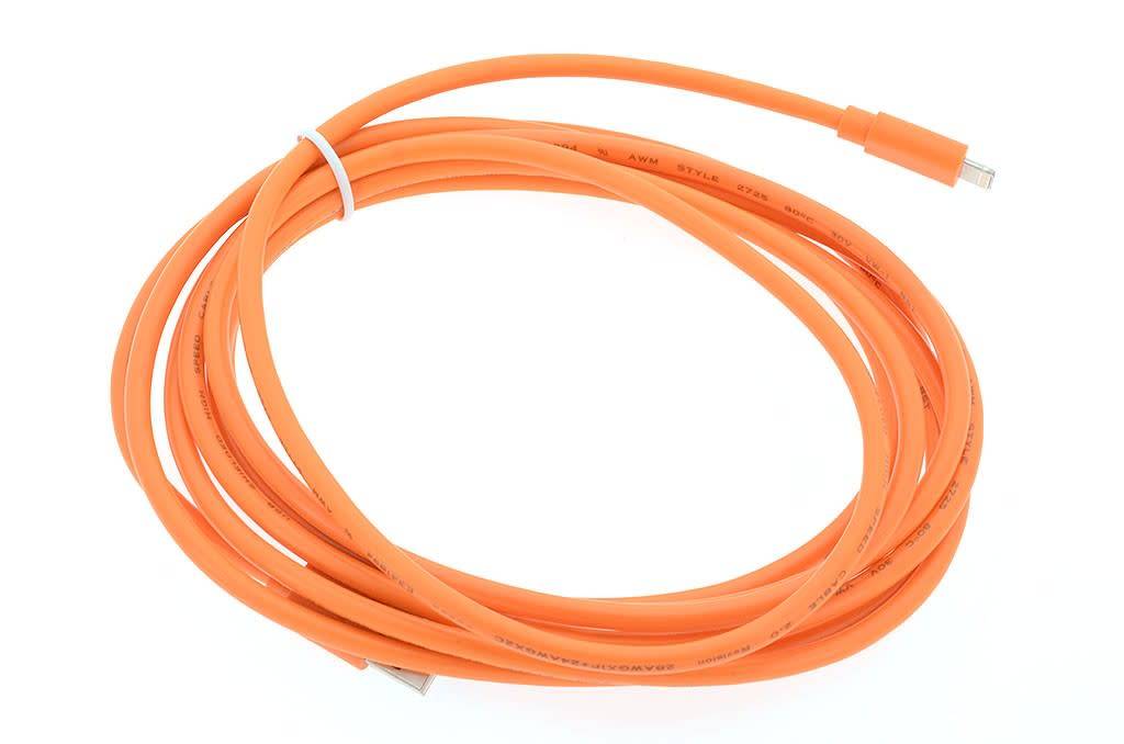 Micro USB 3 m datakabel - Oranje