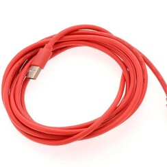 Apple Lightning 3m datakabel - Rood