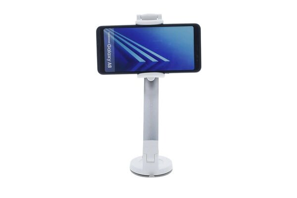 Flexibel Zilver Telefoonhouder auto - Universele telefoonhouder Ventilatierooster -Veilig Bellen en Navigeren - Kunststof Flexibel Zilver Telefoonhouder auto - Universele telefoonhouder Ventilatierooster -Veilig Bellen en Navigeren - Kunststof