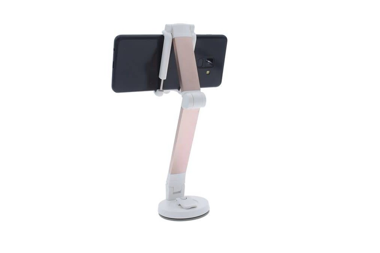 Flexibel Rose Gold Telefoonhouder auto - Universele telefoonhouder Ventilatierooster -Veilig Bellen en Navigeren - Kunststof Flexibel Rose Gold Telefoonhouder auto - Universele telefoonhouder Ventilatierooster -Veilig Bellen en Navigeren - Kunststof