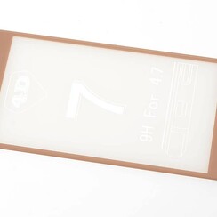 Tempered glass voor iPhone 7 Plus (8719273251645)-Goud