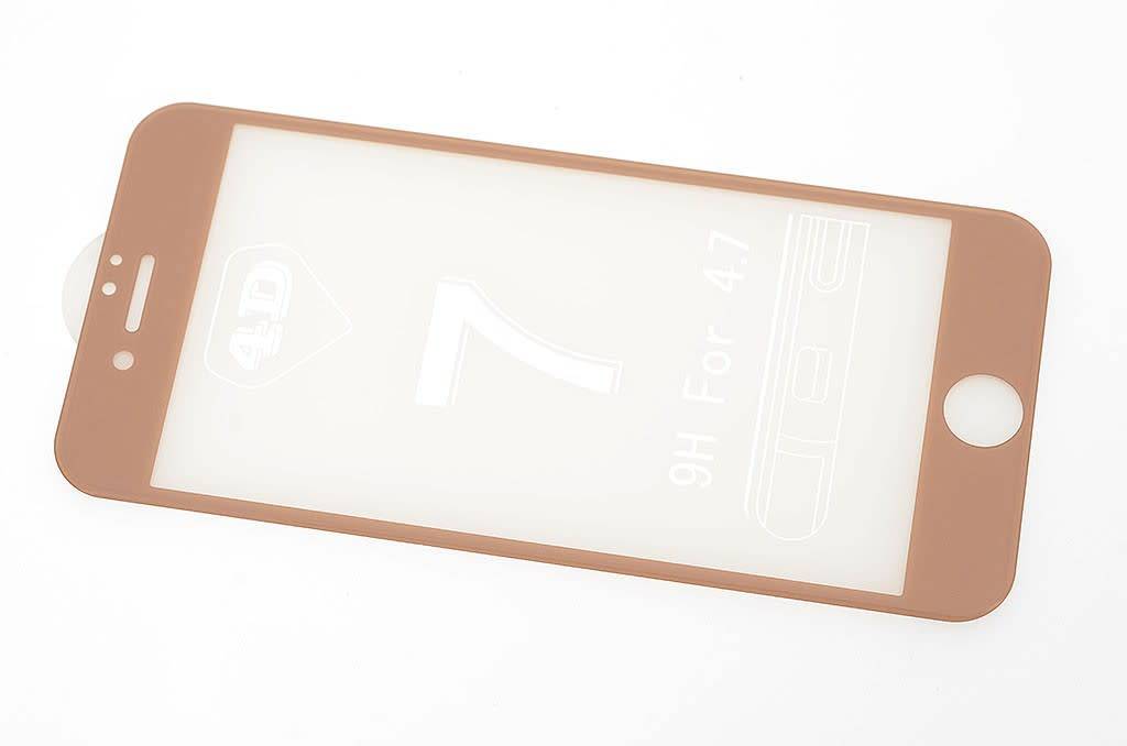 Tempered glass voor iPhone 7 (8719273251607)-Goud, foto 2 van 2