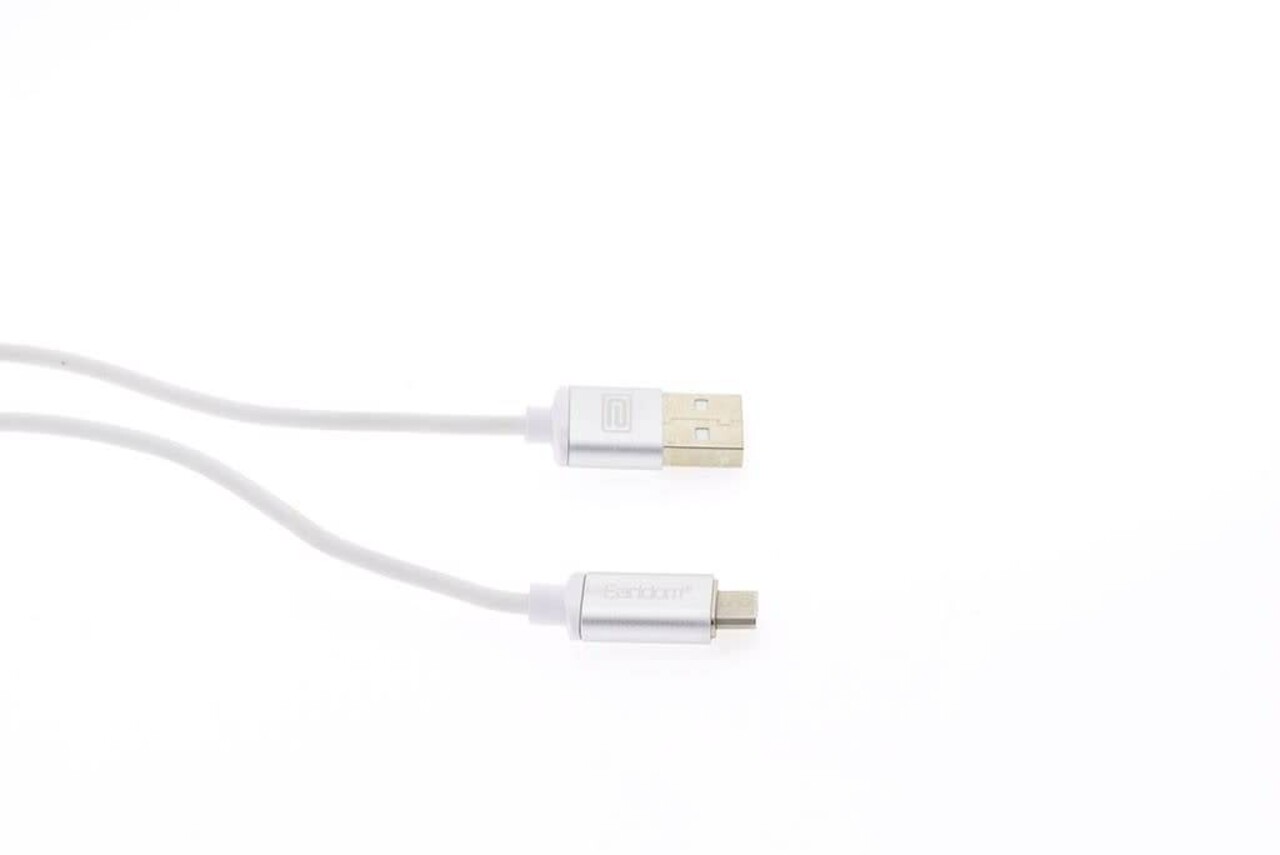Micro USB Kabel 1 m Zilver (8719273241752 ) Micro USB Kabel 1 m Zilver (8719273241752 )