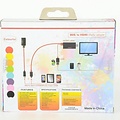 All-in1 Imitatie Micro USB Kabel - Zwart