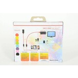 All-in1 Imitatie Micro USB Kabel - Zwart All-in1 Imitatie Micro USB Kabel - Zwart