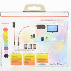 All-in1 Imitatie Micro USB Kabel - Zwart