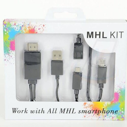 All-in1 Imitatie Micro USB Kabel - Zwart