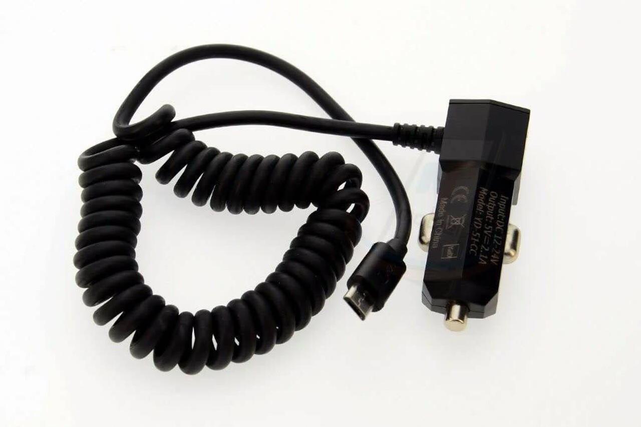 YD Kfz-Ladegerät Micro USB – Schwarz