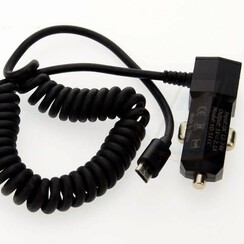 Chargeur de voiture YD Micro USB - Noir