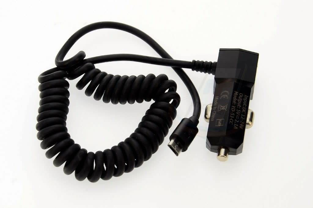 YD Autolader Micro USB - Zwart
