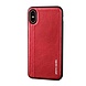Pierre Cardin Pierre Cardin silicon coque pour Apple iPhone X - Rouge (8719273140826)