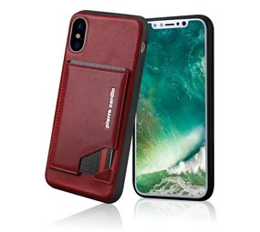 Pierre Cardin Pierre Cardin silicon coque pour Apple iPhone X - Rouge (8719273140864)
