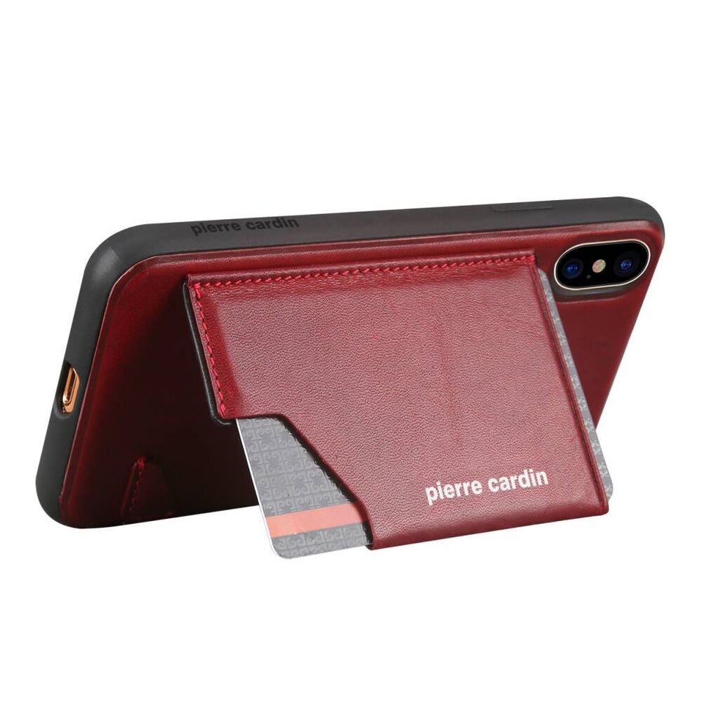 Pierre Cardin Pierre Cardin silicon back cover for Apple iPhone X - Red (8719273140864)