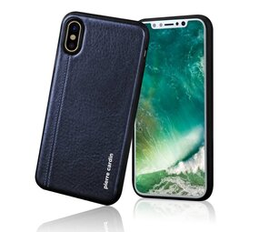 Pierre Cardin Pierre Cardin silicon coque pour Apple iPhone X - Sapphire Bleu (8719273140840)