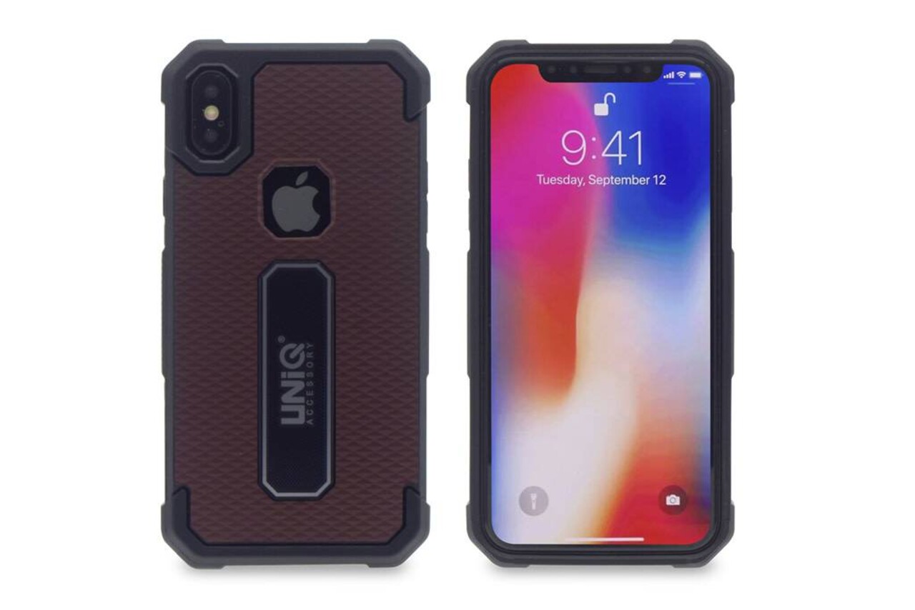 UNIQ Accessory Silikonhülle fur Apple iPhone X - Braun (8719273253502) UNIQ Accessory Silikonhülle fur Apple iPhone X - Braun (8719273253502)
