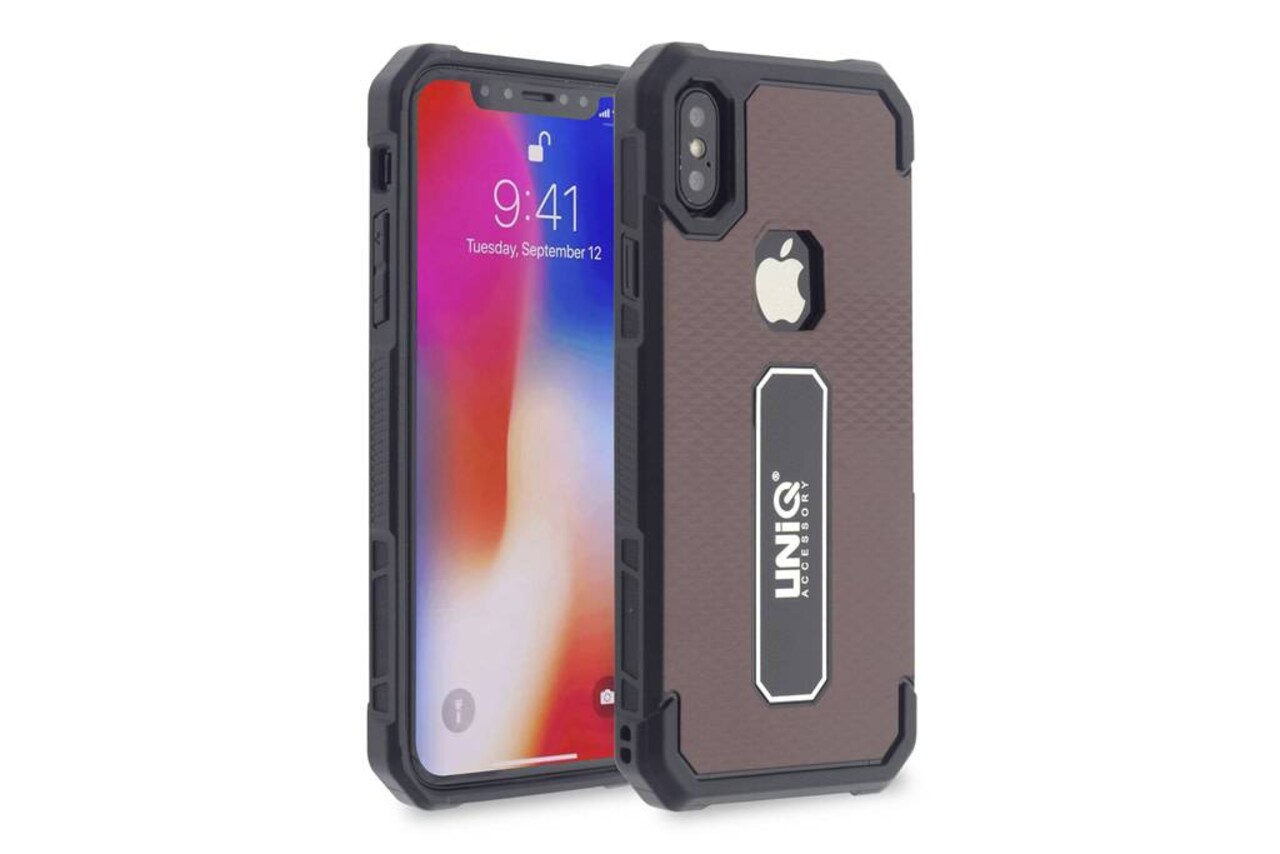 UNIQ Accessory Silikonhülle fur Apple iPhone X - Braun (8719273253502) UNIQ Accessory Silikonhülle fur Apple iPhone X - Braun (8719273253502)