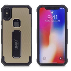 TPU Coque pour Apple iPhone X - Or (8719273253489)