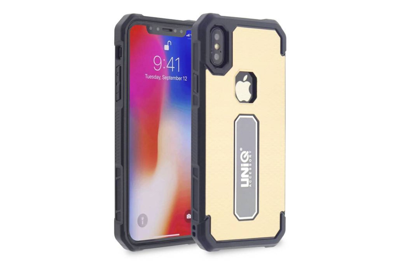 UNIQ Accessory Silicone case for Apple iPhone X - Gold (8719273253489)
