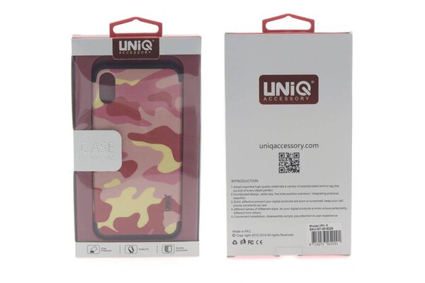UNIQ Accessory Silicone case for Apple iPhone X - Print (8719273252291)