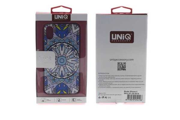 Silicone case for Apple iPhone X - Print (8719273254196)