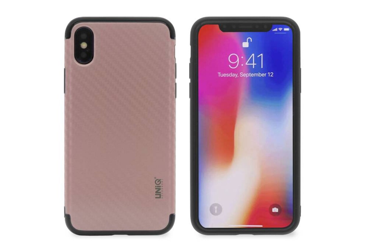 UNIQ Accessory Silicone case for Apple iPhone X - Rose Gold (8719273252321)