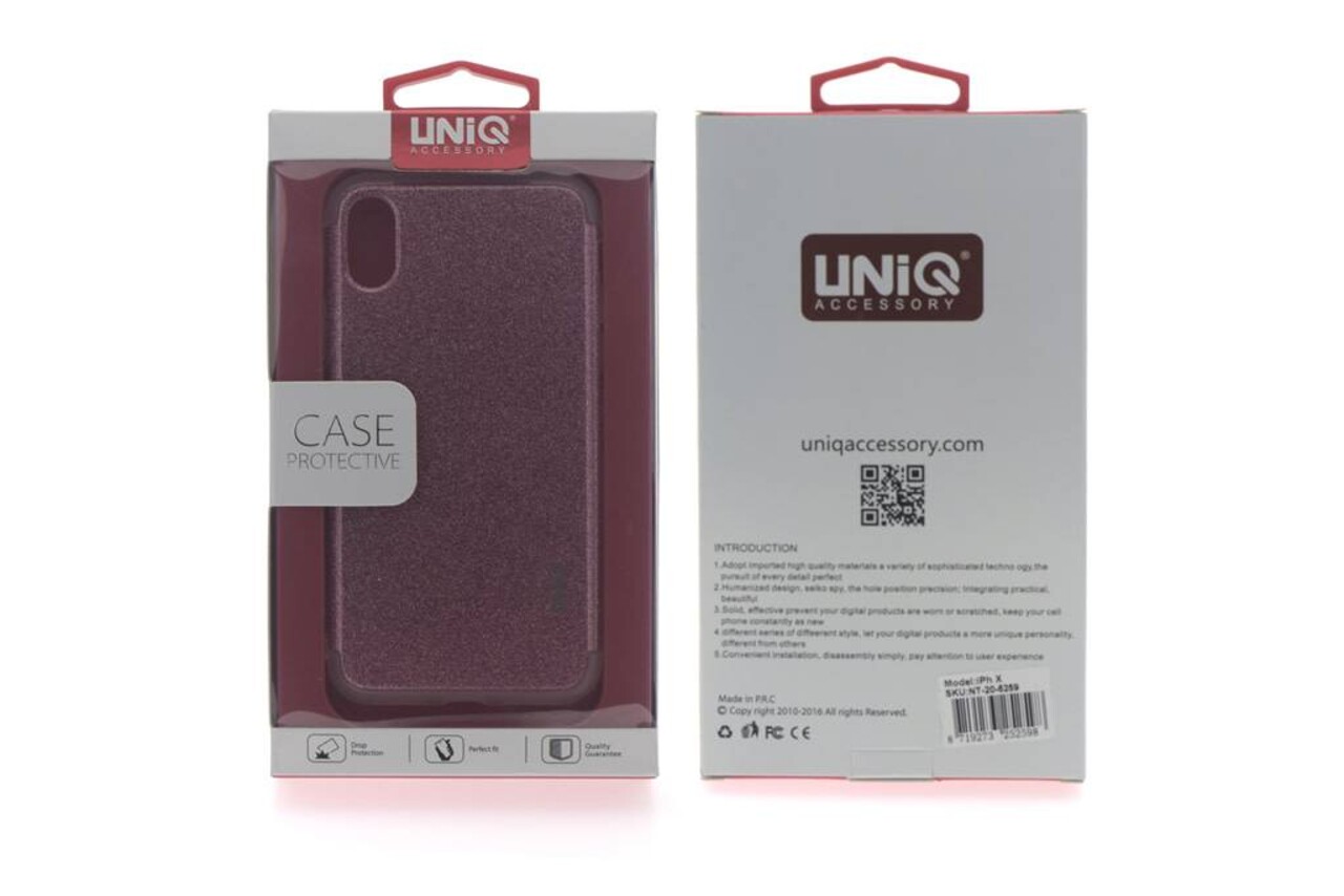 UNIQ Accessory Silikonhülle fur Apple iPhone X - Rose Gold (8719273252598) UNIQ Accessory Silikonhülle fur Apple iPhone X - Rose Gold (8719273252598)