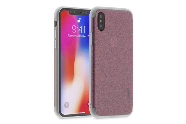 UNIQ Accessory Silicone case for Apple iPhone X - Rose Gold (8719273252598)