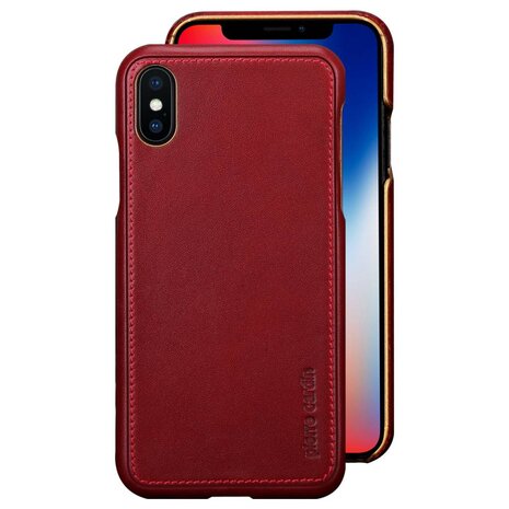 Pierre Cardin Pierre Cardin silicon back cover for Apple iPhone X - Red (8719273140680)