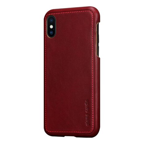 Pierre Cardin Pierre Cardin silicon back cover for Apple iPhone X - Red (8719273140680)
