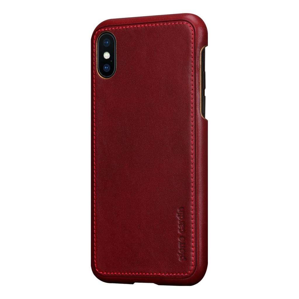 Pierre Cardin Pierre Cardin Apple iPhone X-Xs Backcover - Rood, foto 2 van 6