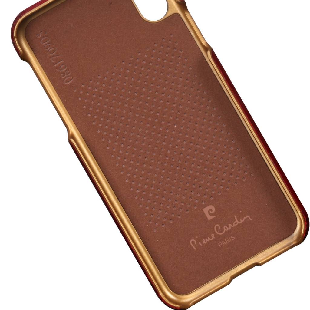Pierre Cardin Pierre Cardin Apple iPhone X-Xs Backcover - Rood, foto 3 van 6
