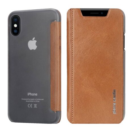 Pierre Cardin Pierre Cardin Housse pour Apple iPhone X - Khaki (8719273140802) Pierre Cardin Pierre Cardin Housse pour Apple iPhone X - Khaki (8719273140802)