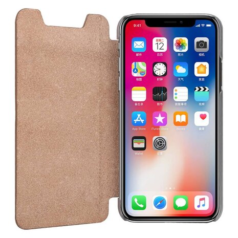 Pierre Cardin Pierre Cardin Book-Case für Apple iPhone X - Khaki (8719273140802) Pierre Cardin Pierre Cardin Book-Case für Apple iPhone X - Khaki (8719273140802)