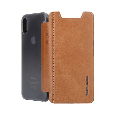 Pierre Cardin Pierre Cardin Book-Case für Apple iPhone X - Khaki (8719273140802) Pierre Cardin Pierre Cardin Book-Case für Apple iPhone X - Khaki (8719273140802)