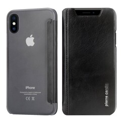 Pierre Cardin Housse pour Apple iPhone X - Noir (8719273140789)